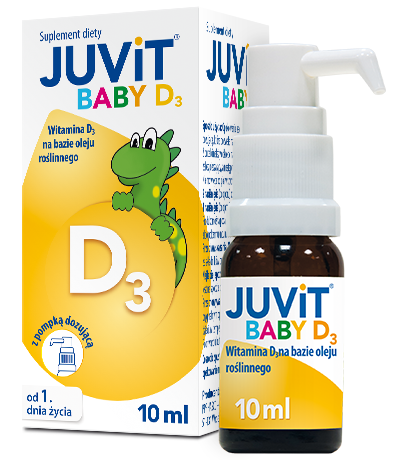 Juvit Baby D3, krople doustne 10ml