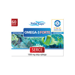 OMEGA-3 FORTE Naturkaps, kapsułki miękkie, 60 kaps.
