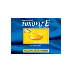 Tokovit E 200 natural, 60 kaps.