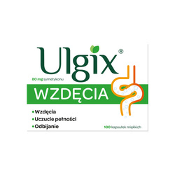 Ulgix wzdęcia, 100 kaps.