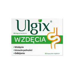 Ulgix Wzdęcia, 25 kapsułek