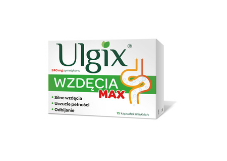 Ulgix wzdęcia Max, 15 kaps.	