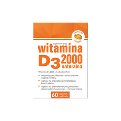 Witamina D3 2000, 60 kaps.