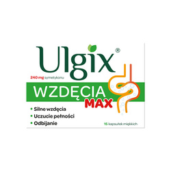 Ulgix WZDĘCIA MAX, kapsułki miękkie, 15 kaps.